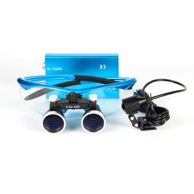 China stomatological hospital & Dental Clinic Binocular Dental Surgical Loupe With Headband Dental Instruments for sale