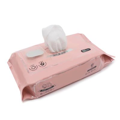 China SKIN CARE Eco Friendly Organic Cotton Sensitive Baby Disinfecting Wet Body Wipes In Individual Packing for sale