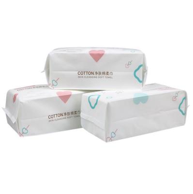 China OEM Daily Baby 100% Pure Cotton Lifetime Double Dry And Wet Using Facial Cloth Nonwoven Baby Dry Cloths for sale