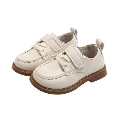 China OEM Zapatos de mujer Autumn New Arrivals Fashion Toddler Round Nian Kids Shoes Leather Girls 2021 for sale