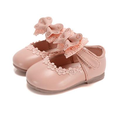 China OEM Zapatos Casuales Nian Flat Colorful Bow Hook Buckle Soft Outdoor Cute Girls Leather Trim Shoes for sale