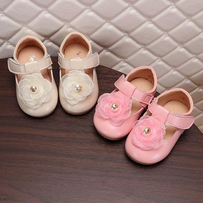 China OEM Lightweight Stylish Flats Baby Shoes Zapatos De Mujer Camellia Flowers Elegant Leather Ballet de Nian for sale