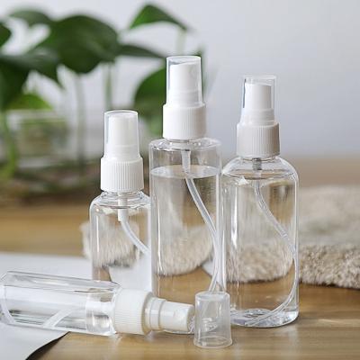 China High Quality Eco-friendly Cosmetic PET 20ml 30ml 50ml Plastic Fine Mist Spray Bottle Manufacturer for sale