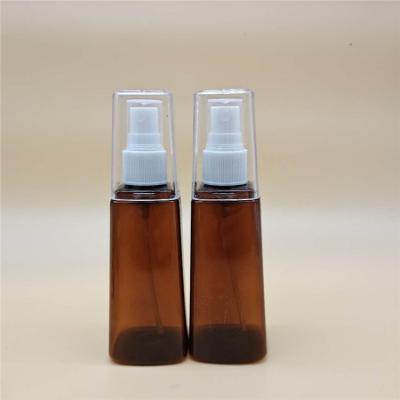 China Wholesale 100ml Eco-friendly Cosmetic Empty Packaging Square Spray Bottle Mist Sprayer Bottle for sale