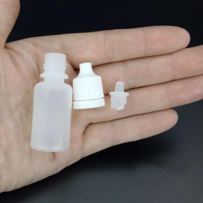 China Empty Plastic Medicine Eye Dropper Bottles 5ml 10ml 15ml 20ml With Cap Child Safe for sale