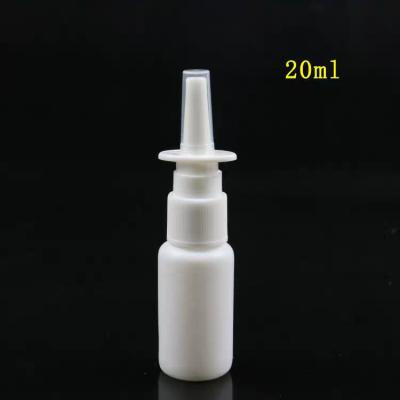 China Factory Sale 10ml 15ml 20ml Eco-friendly White Flat Shoulder Elephant Trunk Spray Bottle for sale