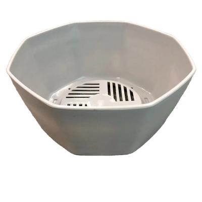 China Minimalist 9cm Tall Plastic Octagonal Planters / Bowls for sale