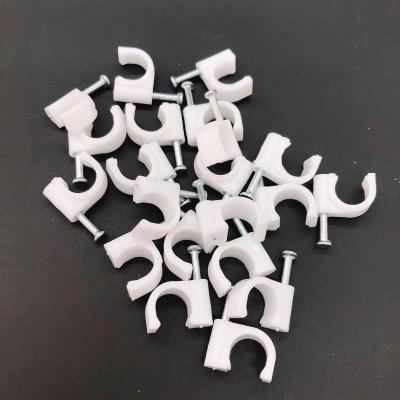 China 100pcs/pack Plastic R Type Nylon Clip Collar High Quality for sale