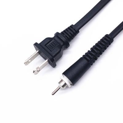 China Household Appliance HENG-WELL 360 Degree Swivel Power Cord 2 Pin For Hair Straightener Curler Swivel Power Cord for sale