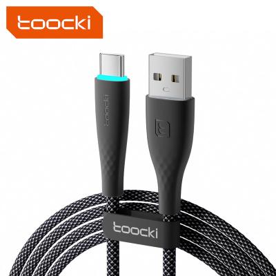 China Type-c Usb Charger Toocki 3A Data Cable Manufacturer Wholesale Price Usb C Cable 3a Braided Usb To Type C Fast Charging Cable 0.5m For Android Xiaomi for sale