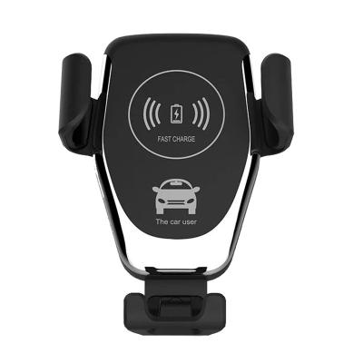 China Car Holder 15w 10w Car Air Vent Mount Mobile Phone Holder Fast Charging Electric Smart Wireless Charger for sale