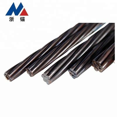 China Low Construction High Tensile Relaxation Prestressing 12.7mm High Tensile Steel Wire Wire Strand for sale