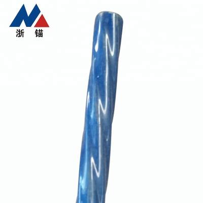 China Construction Factory Price 15.24mm 12.5mm ASTM Filled PC Epoxy Strand Steel Wire Rope From China for sale