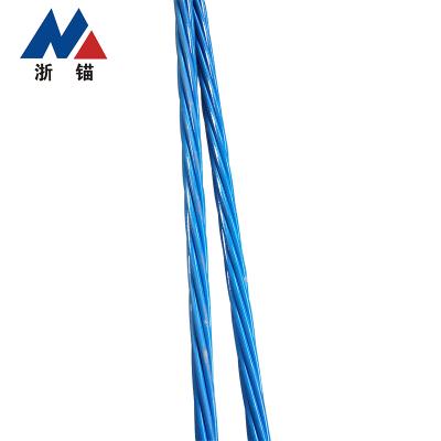 China Construction 11.1mm 12.7mm 7 Wire Low Wire Relaxation GRADE 1860 PC Gravel-Epoxy From China for sale