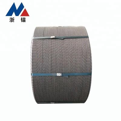 China Construction 7 Wire Relaxation Grade 1860 Wire Low PC Wire Prestressed Tendon for sale