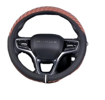 China Custom Customize Best Price Universal Car Wrapped Steering Wheel Cover for sale