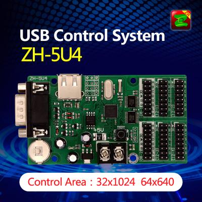 China ZH-5U4 USB Indoor Control System Controller Cards With Temperature Sensor for sale