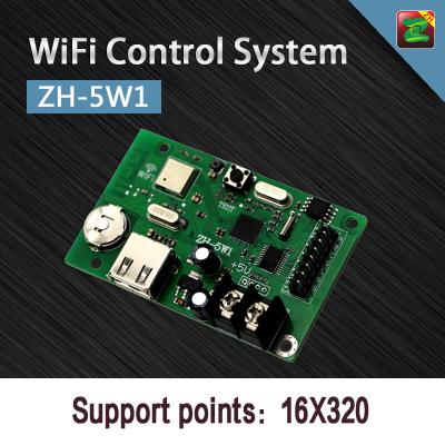 China ZH-5W1 One Line WiFi Signs Outdoor Wireless WiFi LED Display Text Control Card Moving Line Controller for sale