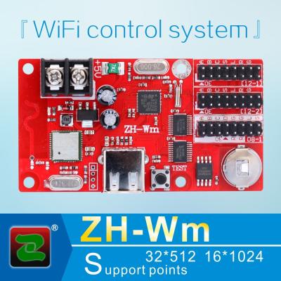 China Zhonghang WIFI LED Indoor Multi Programs Driver Indoor Outdoor ZH-Wm P10 Screen Display Controller Board for sale