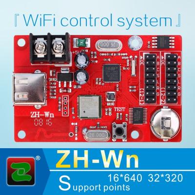 China Zhonghang WiFi Outdoor Moving Text Sign ZH-Wn LED p10 Module Led Order Card System With Software And Phone App for sale