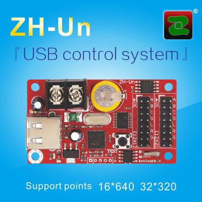 China Indoor usb led display control card for outdoor P10 modules board for sale