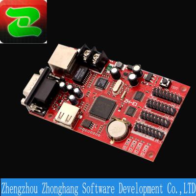 China Zhonghang indoor net port led display asynchronous control card ZH-E1 with U flash hard disk communication for sale