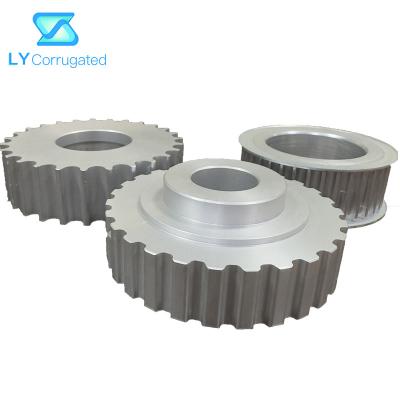 China Steel Aluminum Alloy Synchronous Belt Wheel Pulley For Carton Gluing Stitching Machine for sale