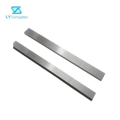 China Tooth Zigzag Industrial Cutting Blade Sealing Serrated Knife For Packaging Machine for sale