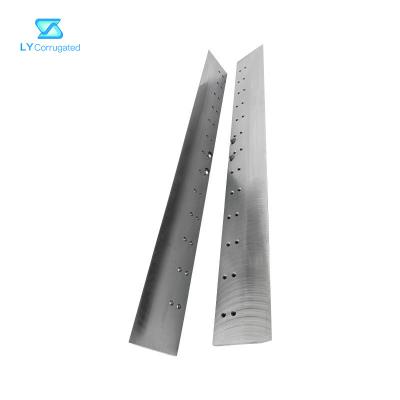 China HSS Tipped Paper Roller Straight Cutting Blades Guillotine Cutting Knife For Grey Board In Polar Machine zu verkaufen