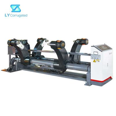 China 1400mm Corrugated Carton Box Making Machine , Hydraulic Mill Roll Stand for sale