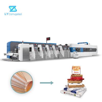 China Multi Farbe-Flexo-Druckmaschine 320pcs/Min For Corrugated Carboard zu verkaufen