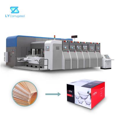 China 6 Farb-Pappe-Flexo-Druckmaschine 900mm × einziehende 2100mm zu verkaufen