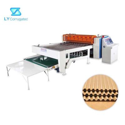 China 21KW Corrugated Cardboard Machine Single Faced Corrugated Sheet Cross Vertical Cutter for sale