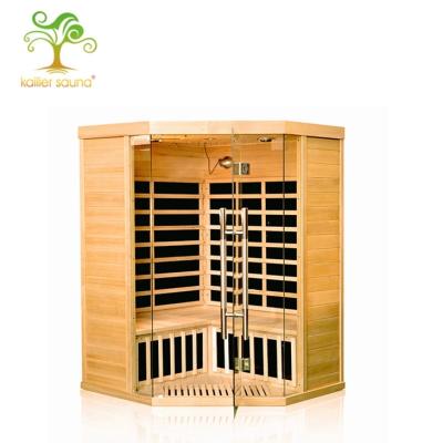 China Computer control panel Hemlock /red cedar foot sauna foot sauna steamer far infrared equipment manufacturer for sale