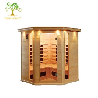 China Canadian Traditional Sauna House Steam Hemlock Glass Door Sauna Stove for sale