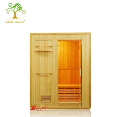 China Computer Control Panel Steam Sauna Canada Traditional Hemlock Infrared Sauna for sale