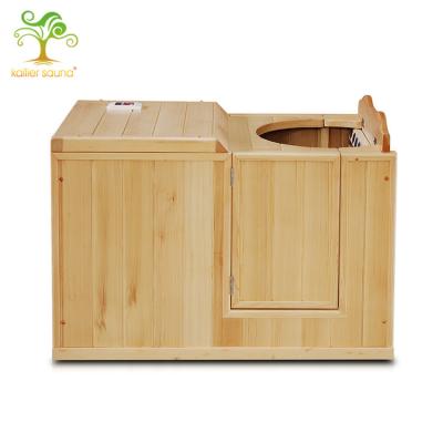 China Computer control panel easy to handle mini portable wooden sauna box set on sale for sale