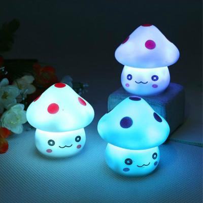 China Beautiful Colorful Mushroom Led Light Cute Decoration Children's Room Lights Children's Night Light Color Creative Gradient for sale