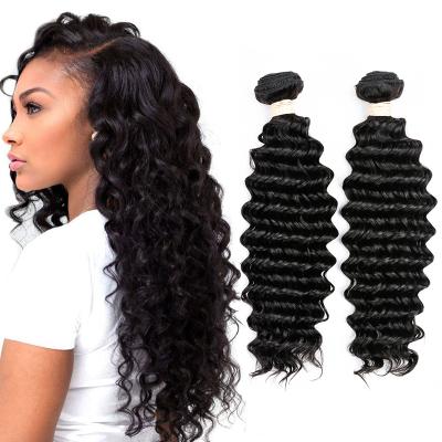 China Good Quality Cheap Brazilian Deep Wave Bundles Non-Remy Hair Hair Extensions MS-HB001 Hair Extension for sale