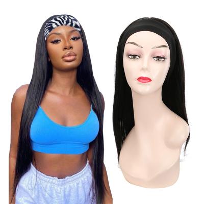 China Kinky Curly Wig Kinky Curly Wig Full Brazilian Remy Hair Headband Wig For Women for sale