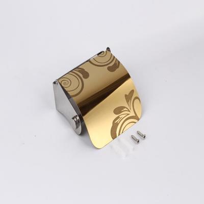 China Minimalist Popular Products Wrap Semi Waterproof Gold Printing Light Toilet Paper Holder for sale