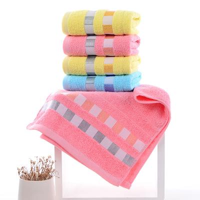 China Hot Sale Bath Face Wash Gift Kids Safe Cotton Sports Towel Beach Towel Set Wash Station Thickened Special Offer for sale