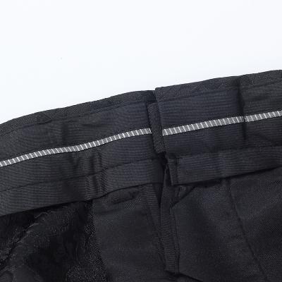 China Anti-wrinkle fashion men's pants high tends jacquard straight men's stretch suit casual pants party pants wholesale for sale