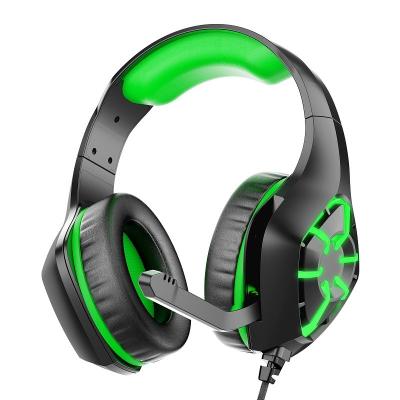 China 2022 Headband Amazon Hit Led Bass Gaming Headphones Metal Gaming Headset Earphone For Boys for sale