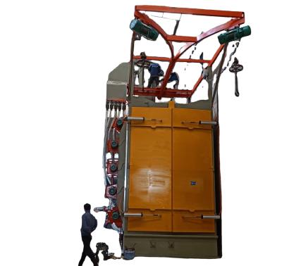 China Rust / Corrosion Proof Shot Blasting Machine For Surface Treatment Of Parts Before Electroplating / Oxidation / Coating for sale