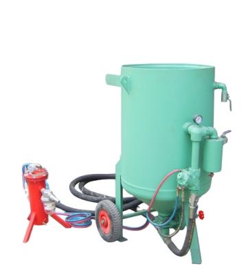 China Building Material Shops Surface Cleaning Rust Removal Sand Blasting Device for sale