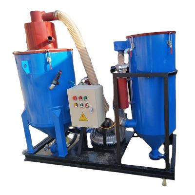 China Automatic Dust Free High Recovery Vacuum Movable Cleanliness Sand Blasting Machine for sale