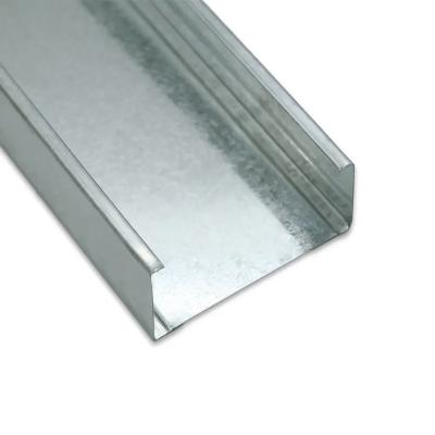 China Flexible Drywall Screw Installation Metal Stud And Track Customizable Length Light Steel Drywall Track for sale