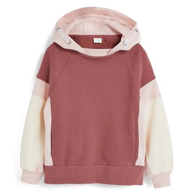 China Arrival Breathable High Quality Kids Clothes Gadis Hoodie Pink 85% Cotton And 15% Polyester BTS Hoodie Girls Hoodies Tops for sale