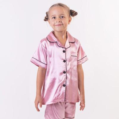 China New Arrival Kids Clothes Kids Sleepwear QUICK DRY Pajamas Set Short Sleeve Cotton Pajamas Set for sale